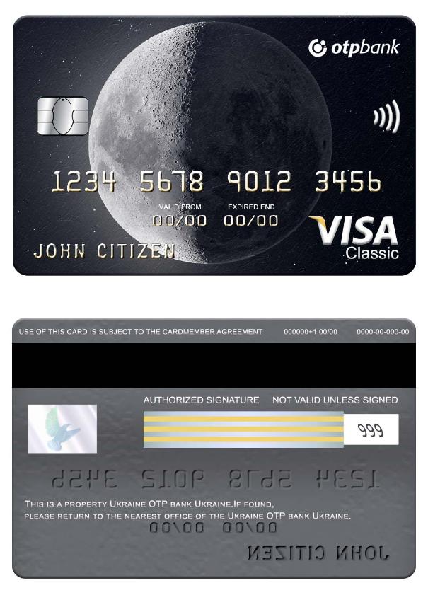 Ukraine OTP bank Ukraine visa classic card